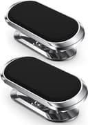 2 Pack Magnetic Phone Holder for Car, Upgrade Magnet - 360 Rotation and Easy Installation, Compatible with All Smartphones,Dashboard Car Phone Holder,Must be Used Together with Iron Sheets