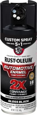 Rust-Oleum 2X Automotive Enamel 5-in-1 Spray Paint, Gloss Black